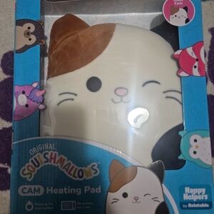 NIB Squishmallows Cam The Cat 🐈 Heating Pad Plush By Happy Helpers 10.5"